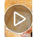 3" High Collapsible Shower Threshold Water Dam 39in Shower Water Splash Guard Shower Barrier Water Stopper To Keep Water In Shower Dry And Wet Bathroom - view 7