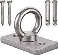 1800lb Capacity Wall Ceiling Mount Bracket for Suspension Strap, Battle Rope Anchor Ceiling Hook for Gymnastic Ring, Hammock Swing, Boxing Punching Bag