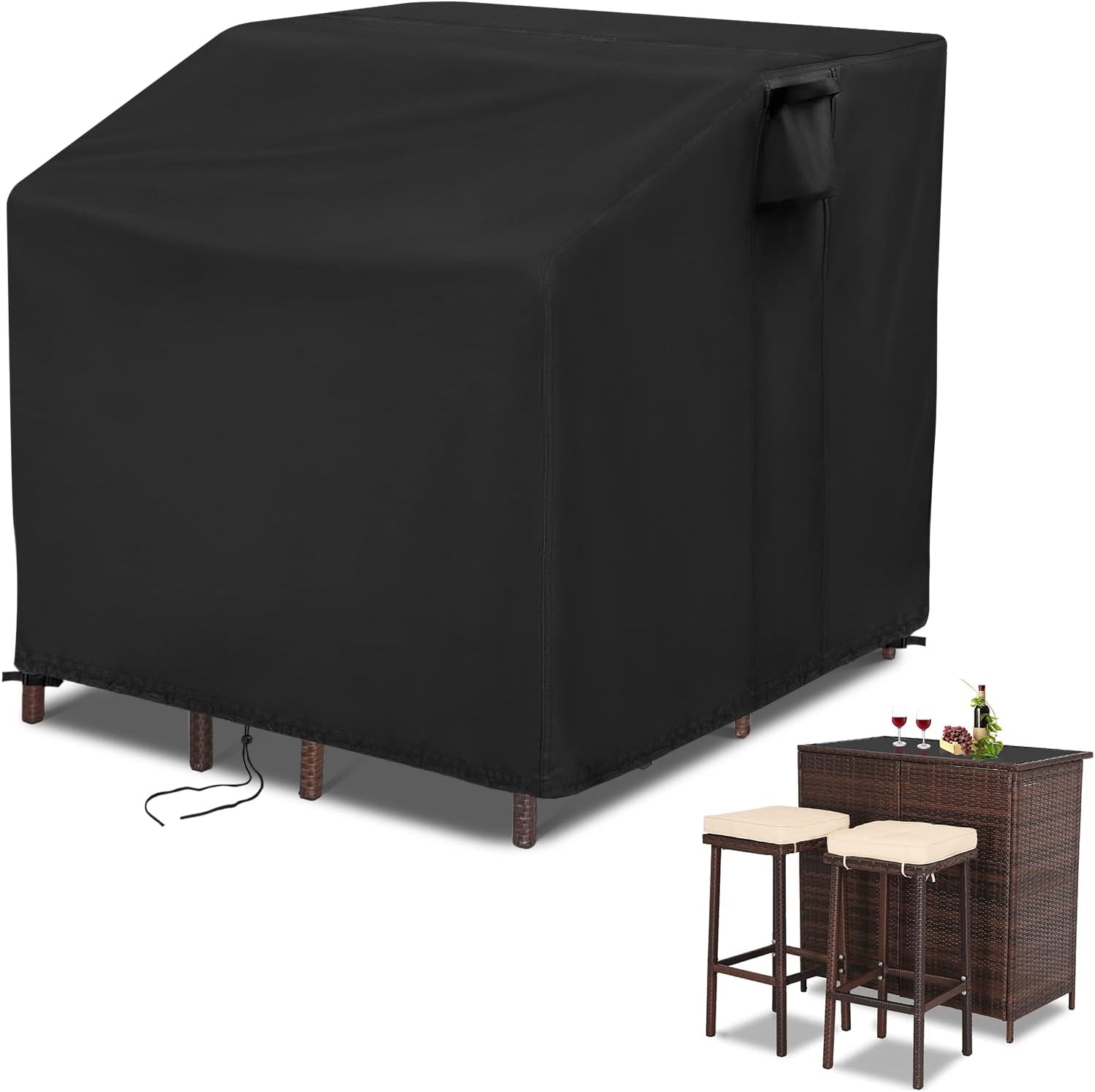 45 In Potting Bench Cover for Yaheetech Outdoor Garden Table for Planting | 45x20x49,Waterproof Dustproof Heavy Duty Oxford Fabric,for Universal Planting Workstaion/ Gardening Bench for Outside - view 4