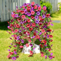 Artificial Hanging Flowers for Outdoors UV Resistant Spring Decor