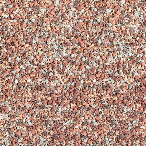 45lb Mix Lava Rocks for Plants in Door -Gravel Pebbles for Bonsai Succulent Cactus Potting Soil and Vase Fillers, Fairy Gardening,Top Dressing