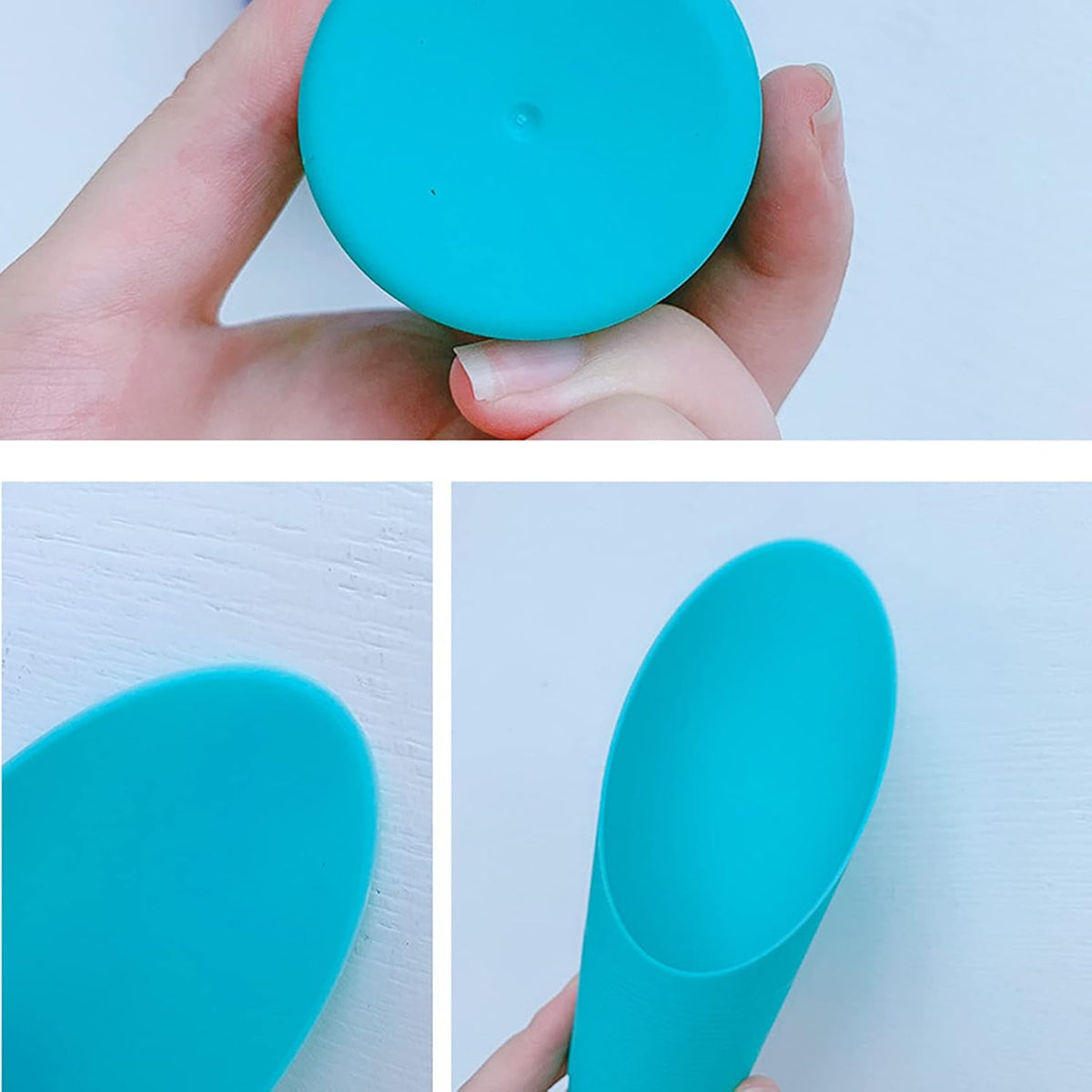 5 PCS bonsai soil scoops, plastic garden soil scoops, colorful small gardening tools, potting scoopers, bucket shovel. Suitable for flower planting, bonsai, potting, cultivation, weeding (5-color) - view 3