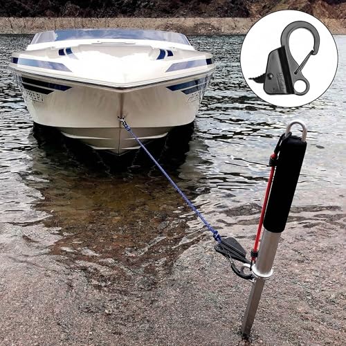 2PCS/4PCS Boat Anchor Hook Sliding Hook,WLL8000 Lbs for 3/8"-5/8"Rope - view 6