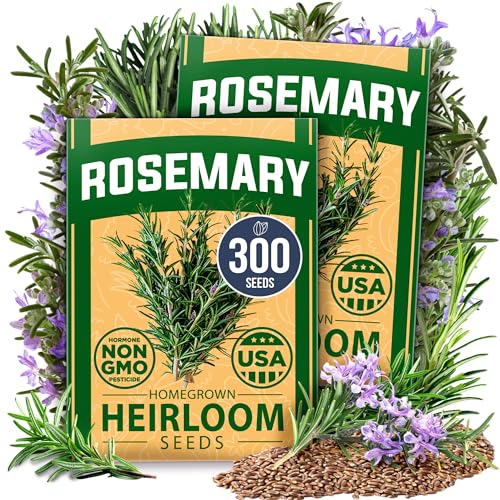 4-Pack Herb Seeds Bundle – 15 Culinary Herbs (4,500+), White Sage (646), Rosemary (300), Thai Basil (876) – Non-GMO, USA Heirloom Indoor Outdoor Garden Kit for Growing Fresh Herbs - view 4