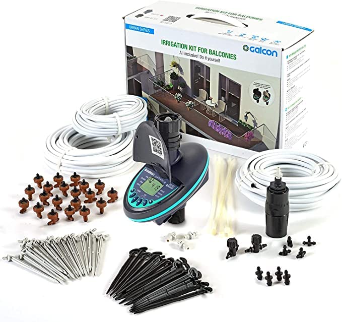 Balcony kit 9001BT Bluetooth Irrigation for Containers and Hanging Flowers Baskets Automatic Plant Watering System for Patio, Balconies Hydroponics & Roof Plants Water Saving Drip-Feed