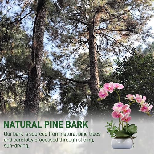 2qt Orchid Bark Horticultural Grade- Natural Mulch for Potted Plants, Root Development of Orchid Plants and Garden Soil Amendment Mix - view 3