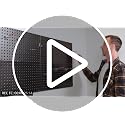 Metal Pegboard Wall Panels, Peg Boards for Garage Tool Storage - view 7