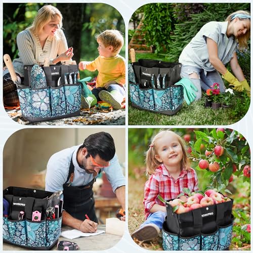 Garden Tool Bag, 9 Pockets Gardening Bag - view 2