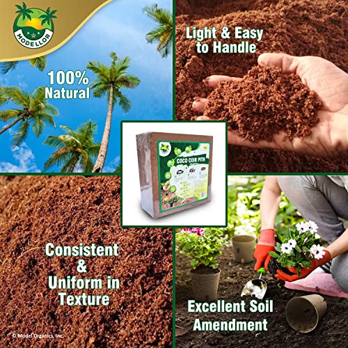 (10 lb) Premium Super Washed Coco Coir Brick, High Yield 18 to 20 gallons [72 to 80 quarts], Seed Starter, Organic, pH Balanced, Gardening, Indoor, Outdoor use - view 6
