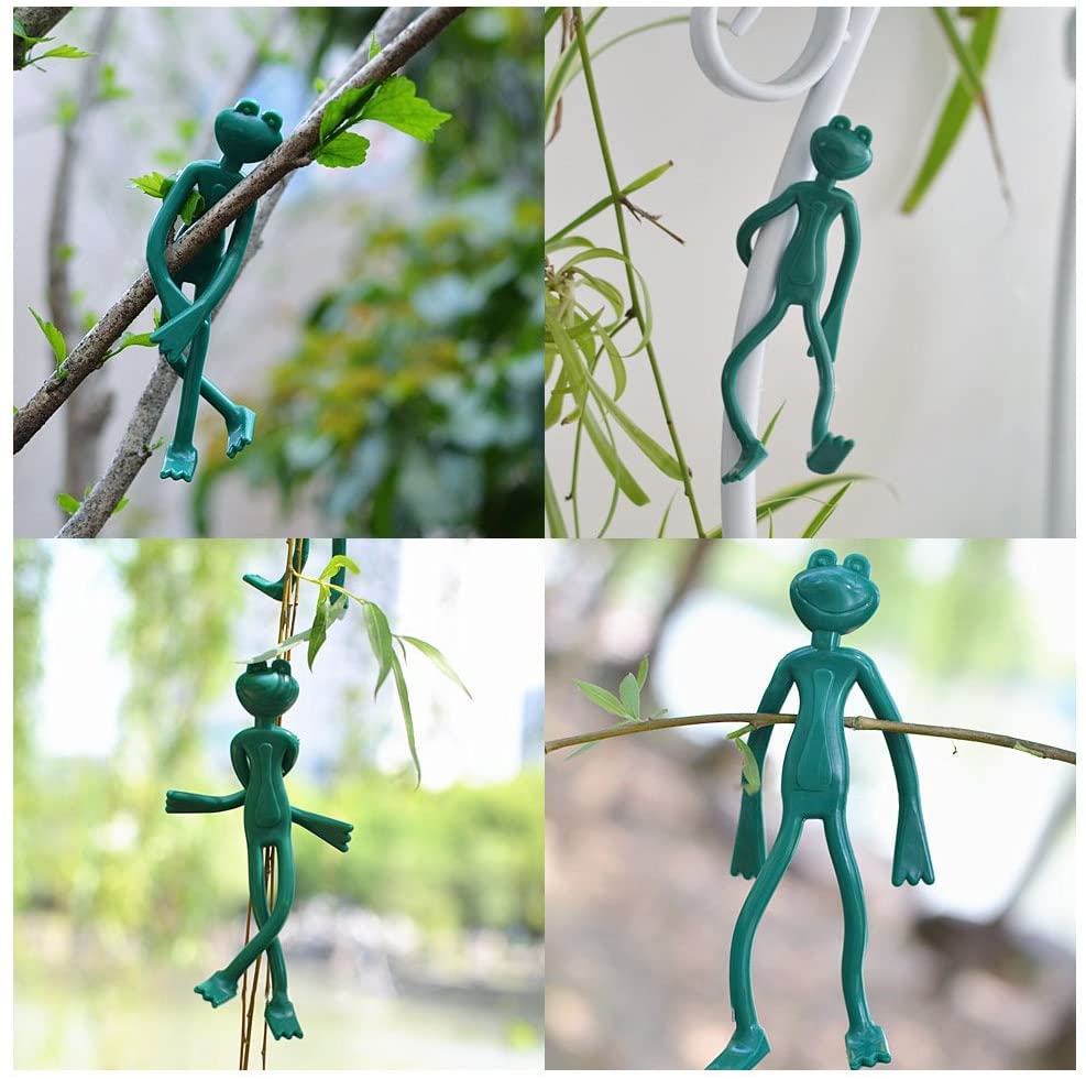 10pcs Decorative Plant Tie Twist Bendable Reusable Plant Cable Ties Twisting Garden Tie Frog - view 5