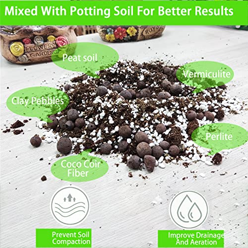 Natural Organic Perlite 5QT for Plants Potting Mix Indoor Outdoor Garden Soil Amendment for Enhanced Drainage, Seed Starter, Root Growth for Succulents, Cactus, Orchids, Money Trees, Vegetables - view 3