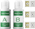 Hydroponics Nutrients for Aerogarden(800ml in Total), Plant Food A & B Hydroponics Supplies, Indoor Plant Fertilizer for Hydroponics Growing System, Hydroponic Solution for Vegetables Thrive