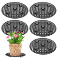 6 Pcs Big Potted Plant Stands, 12 Inch Patio and Deck Floor Protector