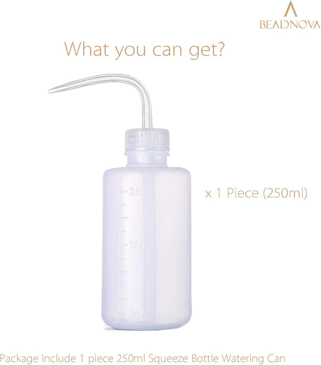 Squeeze Plant Watering Bottle 250ml 8oz Small Wash Bottle Squeeze Plastic Watering Can for Indoor Plants Succulents (1pc) - view 3
