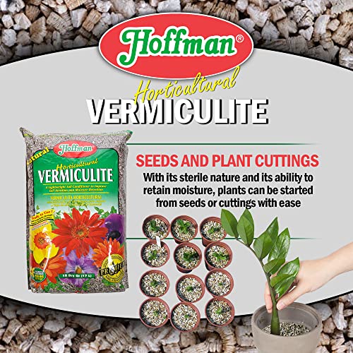 Horticultural Vermiculite Lightweight Garden Soil Conditioner for Aeration and Moisture Retention, 18qt, 2 Pack - view 6