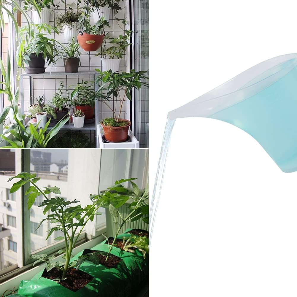4 Pack Plastic Funnel Pitcher,Measuring Cup with Long Spout,Large Capacity Easy Pour Cup,Perfect for Bakeware Mold,Oils,Watering Plants(1000ml) - view 5