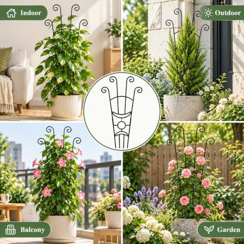 32.6in Monstera Plant Support Trellis for Indoor Plants, 2P - view 6
