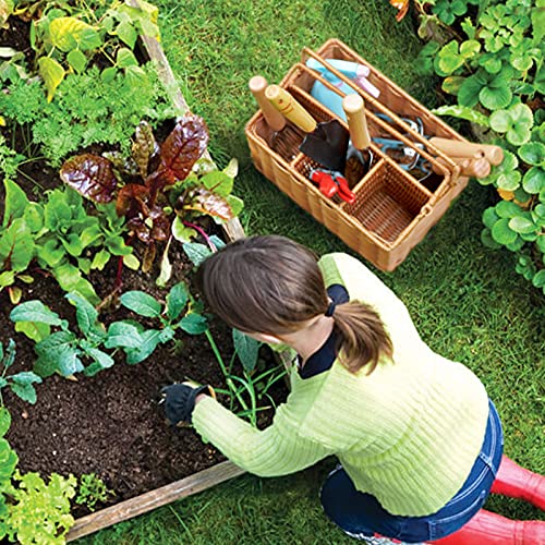 8 Piece Garden Tools Set with Basket, Gardening Gifts for Women Men - view 6