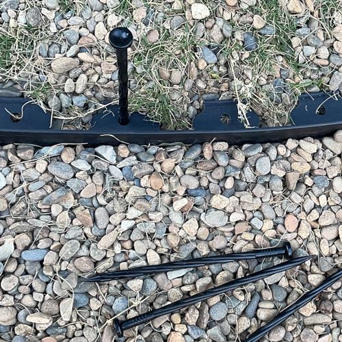 8 Inch Plastic Landscape Anchoring Garden Spikes 25 Pcs - view 5
