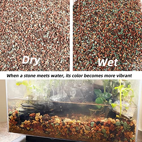 3lb Mix Lava Rocks for Plants in Door -Gravel Pebbles for Bonsai Succulent Cactus Potting Soil and Vase Fillers, Fairy Gardening,Top Dressing - view 4