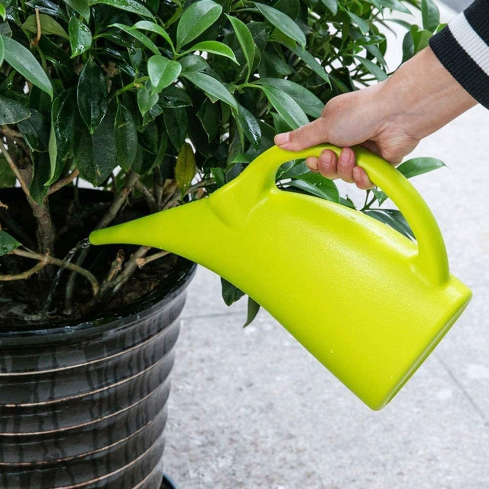 Plastic Watering Can, Elegant Watering Pot, 1/2-Gallon (Green) - view 6