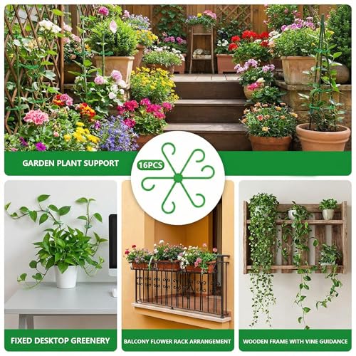 16PCS Plant Stem Support Clips for Indoor Climbing Houseplants - view 7