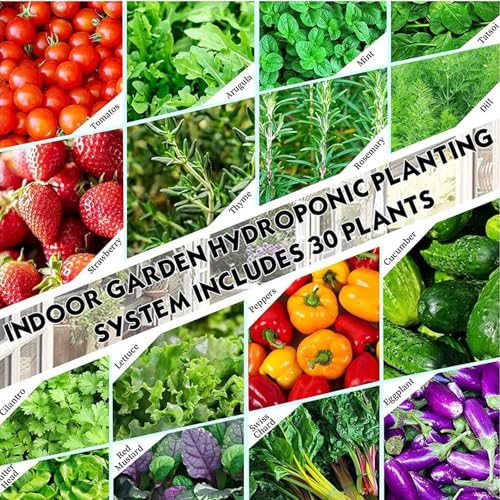 Hydroponics Tower Growing System Kit, 56 Planting Holes, 4 Wheels, Vertical Aeroponic Garden for Home Gardening Enthusiasts, Easy Setup and Maintenance - view 7