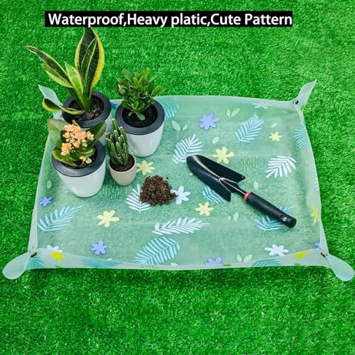 40.2"Large Repotting/Potting Soil Mat for Indoor Plants Thicker PottingTray - view 3