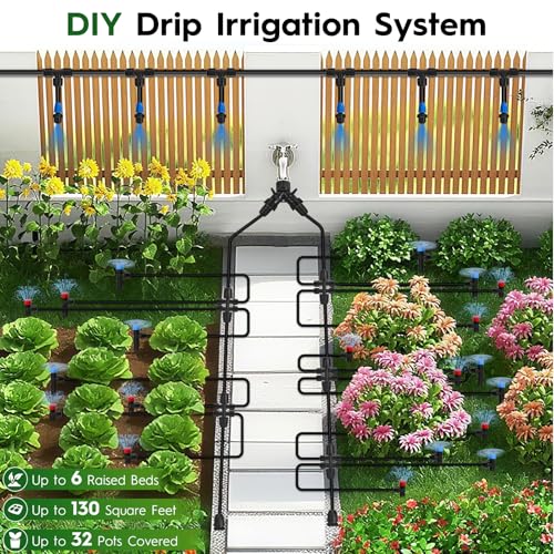 200FT Quick-Connect Drip Irrigation System - view 3