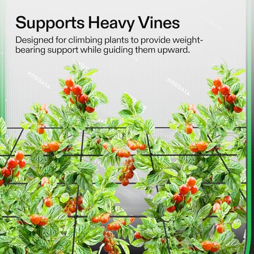 4 x 4Ft. Elastic Trellis Netting with 4 Hooks for Climbing Plants, Vegetables, Fruits, and Flowers, 2-Pack - view 2