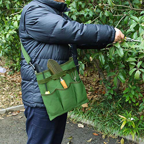 Garden Pruning Tool Bag - Canvas Shoulder Crossbody Gardening Storage Bag - view 2