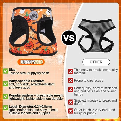 Halloween Dog Harness Medium Sized and Leash Set,No Pull Pet Vest - view 5