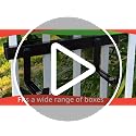 Universal Adjustable 20” Planter Box Bracket Kit Includes 2 Heavy Duty Bottom Adjustable 5.5 to 8.5” Brackets Holds up to 30” Long Planter Box for Vertical Spindled Deck Railings - view 7