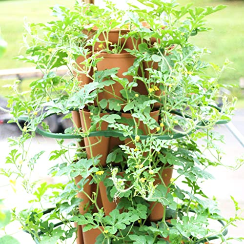 Set of 3 Plant Supports for Growing Tomatoes, Cucumbers, Peppers, Eggplant, and Squash Vertically in a Vertical Planter - view 7