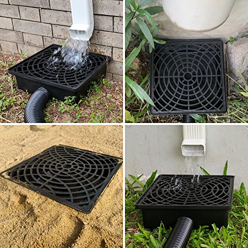 Low Profile Downspout Catch Basin Gutter Downspout Extensions - view 5