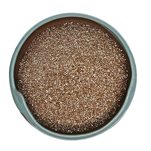 20QT Horticultural Vermiculite Bulk, Organic Vermiculite for Plants, Course Grade Vermiculite for Gardening, for houseplants, for Mushrooms, to Maintain Soil Moisture and Plant Growth(2-4mm)