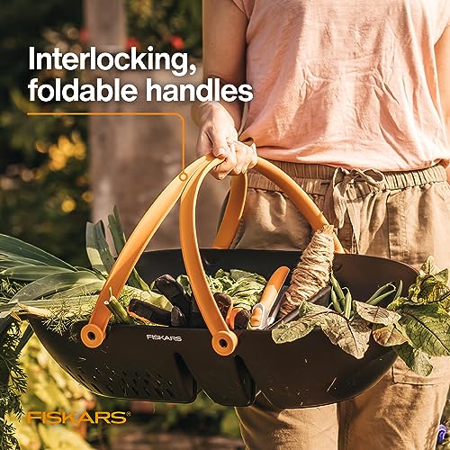 Garden Harvest Basket with Tool Caddy, Container for Gardening - view 5