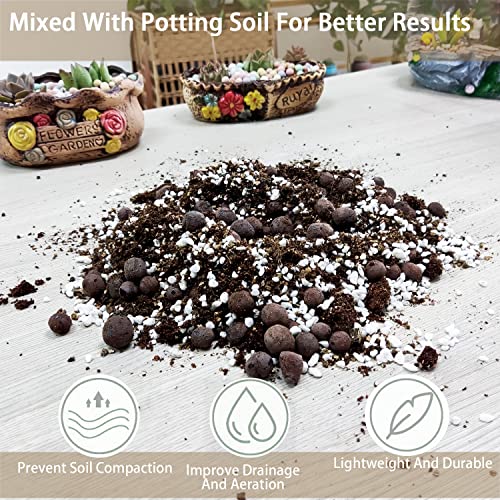 Coarse Vermiculite for Plants Organic Occurring Mineral Potting Mix Medium for Potted Plants, Hydroponics, Terrariums, Orchids, Mushroom Or Reptile Habitats (15QT) - view 3