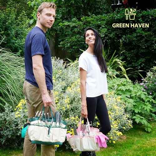 Stainless Steel 11 Piece Heavy Duty Garden Tool Set with Tote Bag – Premium Gardening Tools & Hand Tools Set | Perfect Gardening Gifts for Men & Women | Durable Garden Tools for Gardening - view 7
