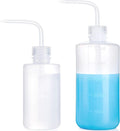 2 Pack Squeeze Succulent Watering Bottle, 250ML & 500ML Waterer Can | Small White Can,Bend Mouth Precise Pouring, for Seedlings & African Violets,Safety Plastic, Indoor House Plant Flower Use