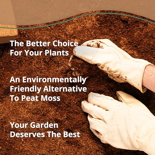 Coco Bliss (40lbs) - Organic Coco Coir for Plants - OMRI-Listed Coco Coir Brick for Garden Soil & Potting Mixes - Coconut Fiber Substrate Mixes with Potting Soil for Indoor Plants & Outdoor Plants - view 5