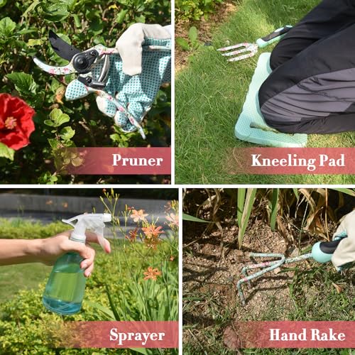 11Pcs Floral Gardening Tools Set, for Women Mom - view 5