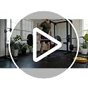 Interlocking Exercise Equipment Mats, 0.56" Thick 12 Tiles (48 Sq Ft) - Rubber Top Gym Flooring with High Density EVA Foam, Heavy Weight Workout Mats for Home GymFloor Protection,Black/White - view 7