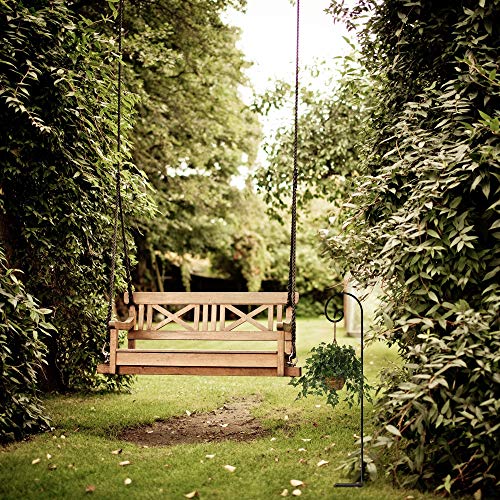 Ashman Shepherd Hook Curled (6 Pack), 35 Inch Tall 1/4 Inch Thick, Made of Premium Metal for Hanging Bird Feeders, Mason Jars, PlantHangers, Flower Basket, Christmas Lights, Lanterns, and Weddings - view 5