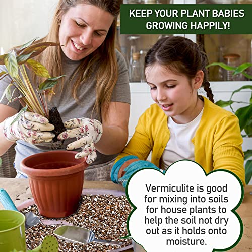 20QT Horticultural Vermiculite Bulk, Organic Vermiculite for Plants, Course Grade Vermiculite for Gardening, for houseplants, for Mushrooms, to Maintain Soil Moisture and Plant Growth(2-4mm) - view 3