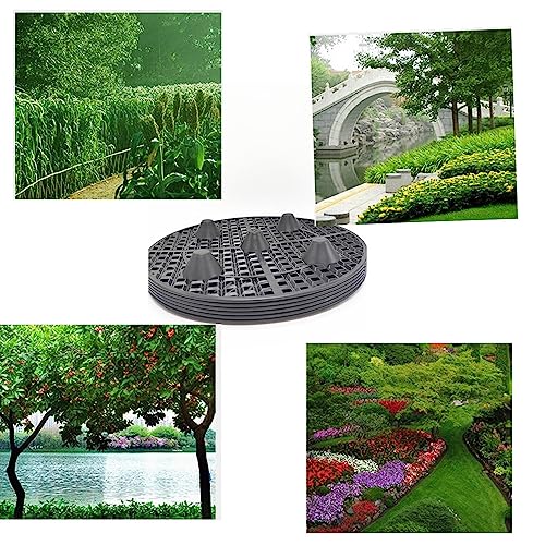 6PCs Plant Risers for Pots Indoor, Plant Stands, Pack Plant Elevator for Prevent Rot and Damage on Patio Deck, 11.8 inch Big Heavy Duty Plastic Plant Stands (6Pcs) - view 6