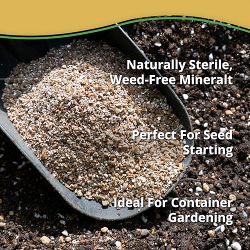Vermiculite Bliss (8 Qts) - Organic Vermiculite for Gardening - 100% Natural Soil Amendment - Coarse Vermiculite for Plants, Potting Soil, & Seed Starting - Mixes with Garden Soil & Perlite for Plants - view 5