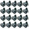 100 pcs Plant Clips, Orchid Clip Plant Orchid Support Clips Flower and Vine Clip for Supporting Stems Vines Grow Upright Dark Green