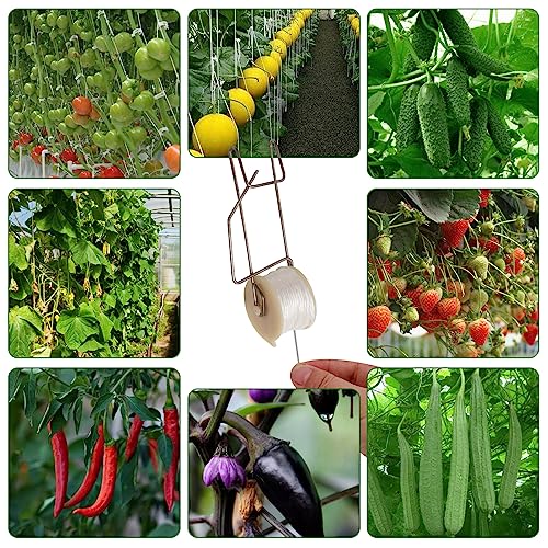 20pcs Plant Climbing Hooks Tomato Roller Hooks, Tomato Support Hooks Garden Hooks for Tomato Vine Flower Plant Twine Crop - view 5