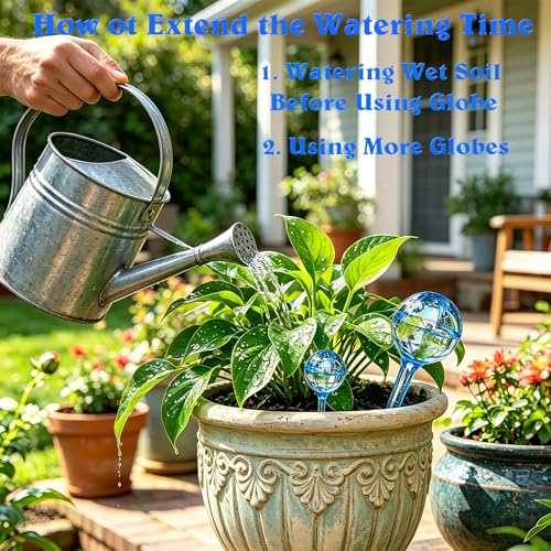 Self Watering Globes for Plant, 10pcs Auto Watering Bulb for Indoor Outdoor - view 3
